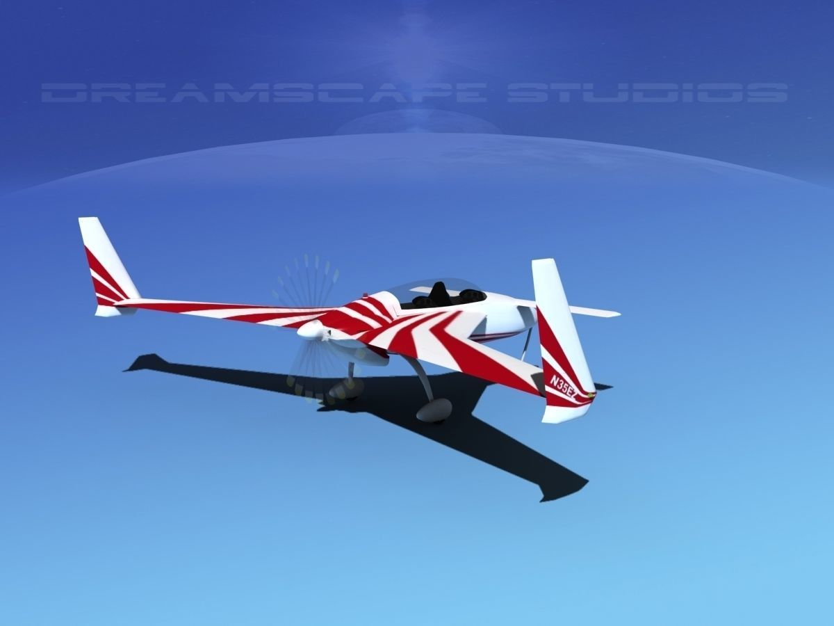 Rutan Long-EZ V06 3D model_6