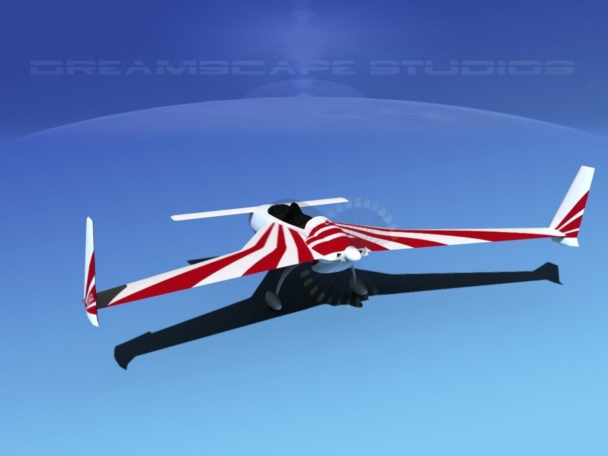 Rutan Long-EZ V06 3D model_8