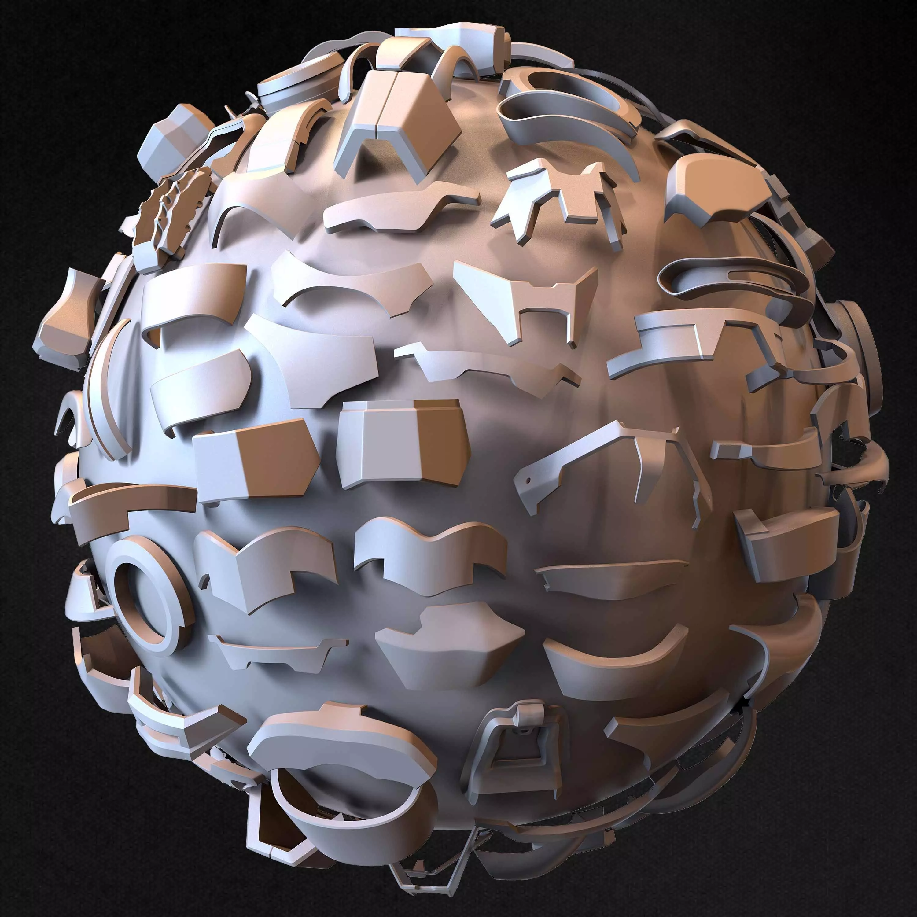 Hard Surface Mega Kit and IMM Brushes Volume 02 Low-poly 3D model_12