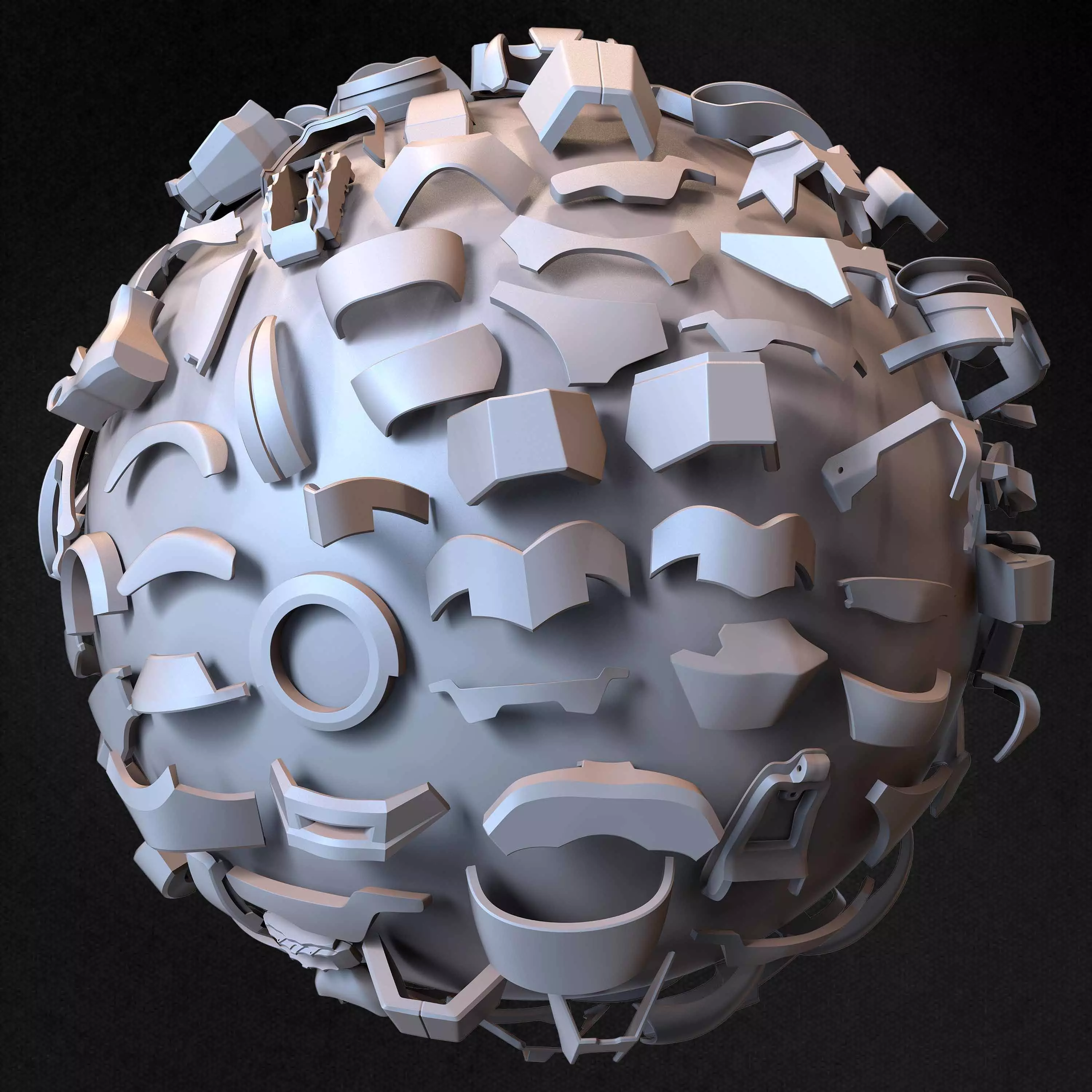 Hard Surface Mega Kit and IMM Brushes Volume 02 Low-poly 3D model_13