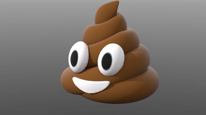 Emoji Poo 3D print model