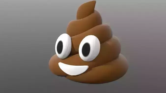 Emoji Poo 3D print model
