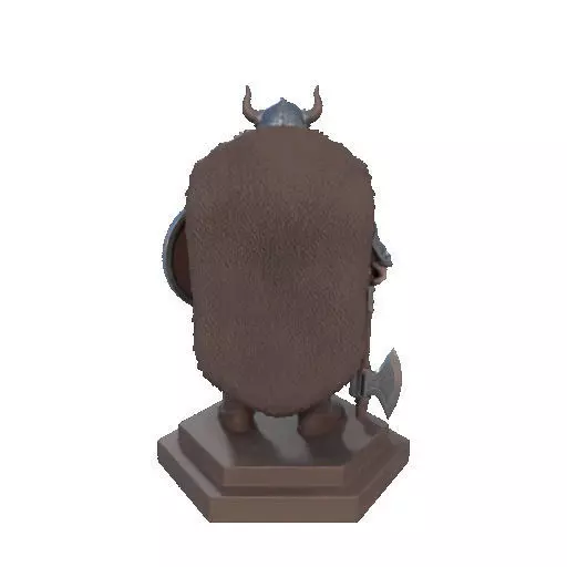 2708 Viking Warrior in Full Armor 3D Model fantasy 3D print model_25