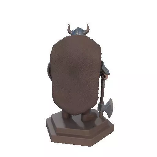 2708 Viking Warrior in Full Armor 3D Model fantasy 3D print model_24