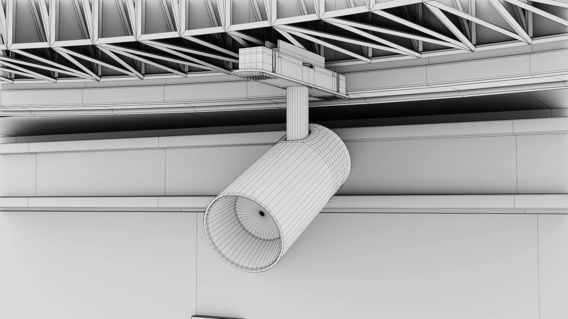 Virtual TV News Studio 3D model_17