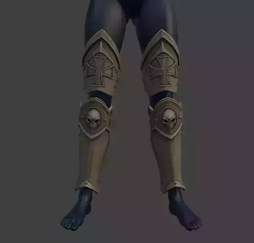 BATTLE SISTER HIP ARMOR AND GREAVES