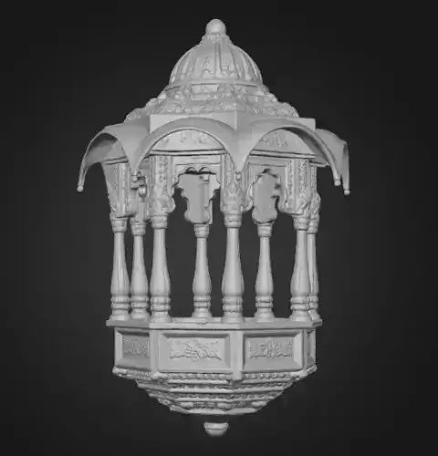 Indian Jharoka 3d