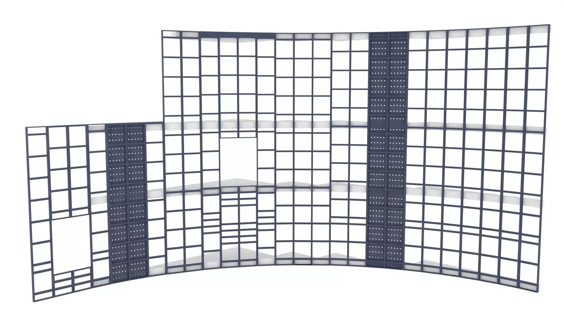 Set 2 - Death Star Shaft 1-6 Scale 3D Model Collection_49