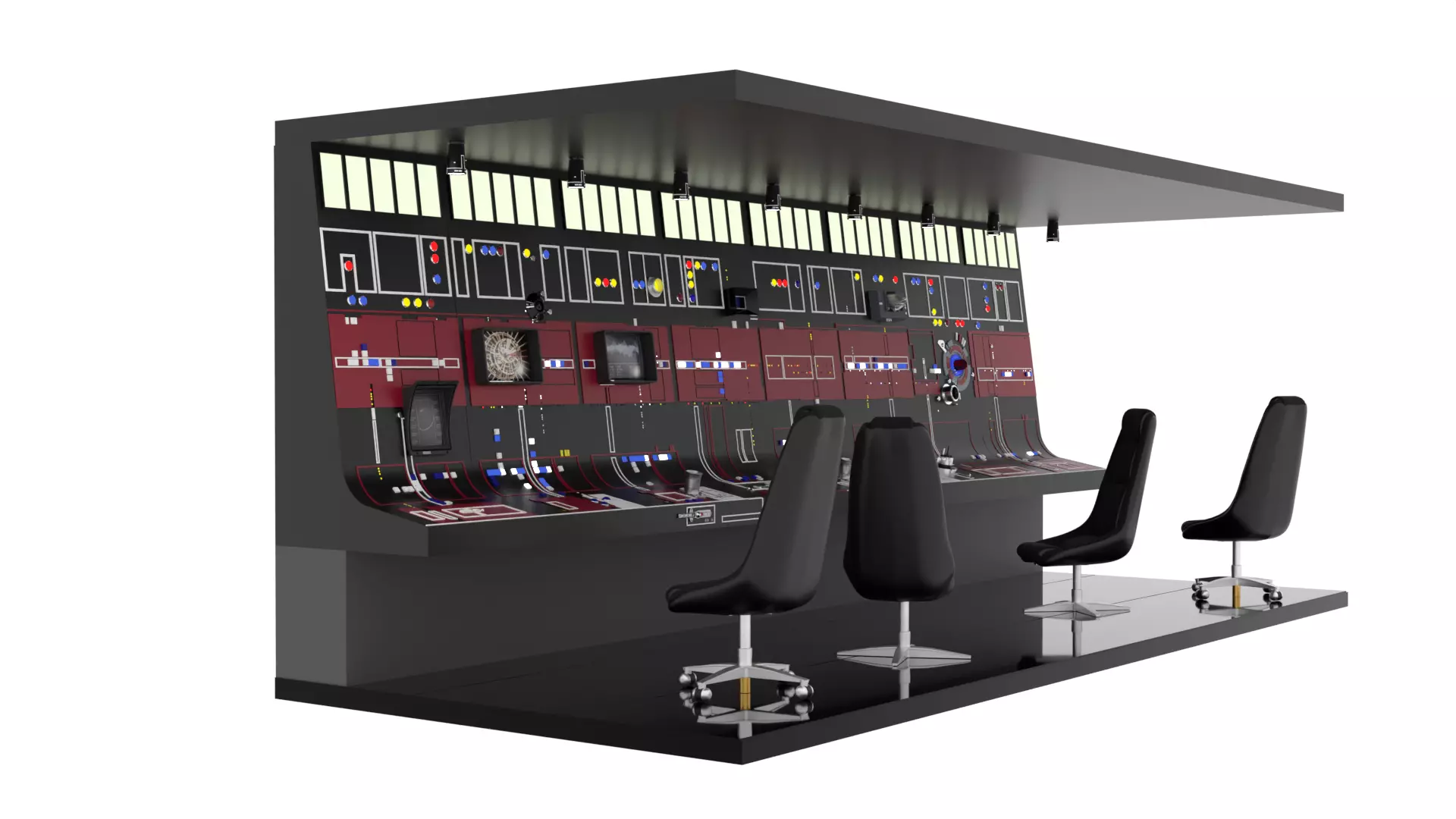 Set 2 - Death Star Shaft 1-6 Scale 3D Model Collection_28