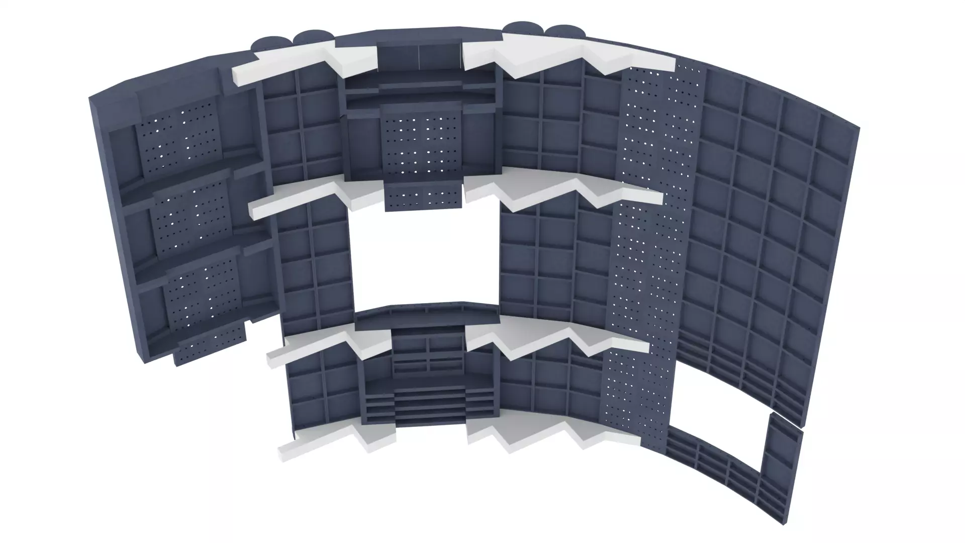 Set 2 - Death Star Shaft 1-6 Scale 3D Model Collection_80