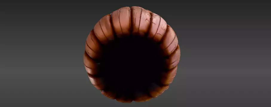 Pumpkin Sculpture 3D Model Two Joint Halloween Decor Print-Ready 3D print model_8