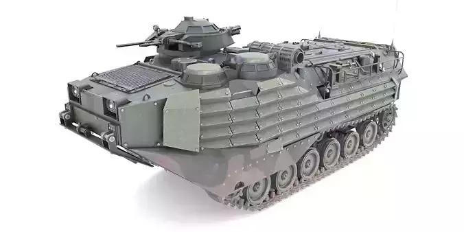 Assault Amphibious Vehicle AAVP 7A1 Free low-poly 3D model