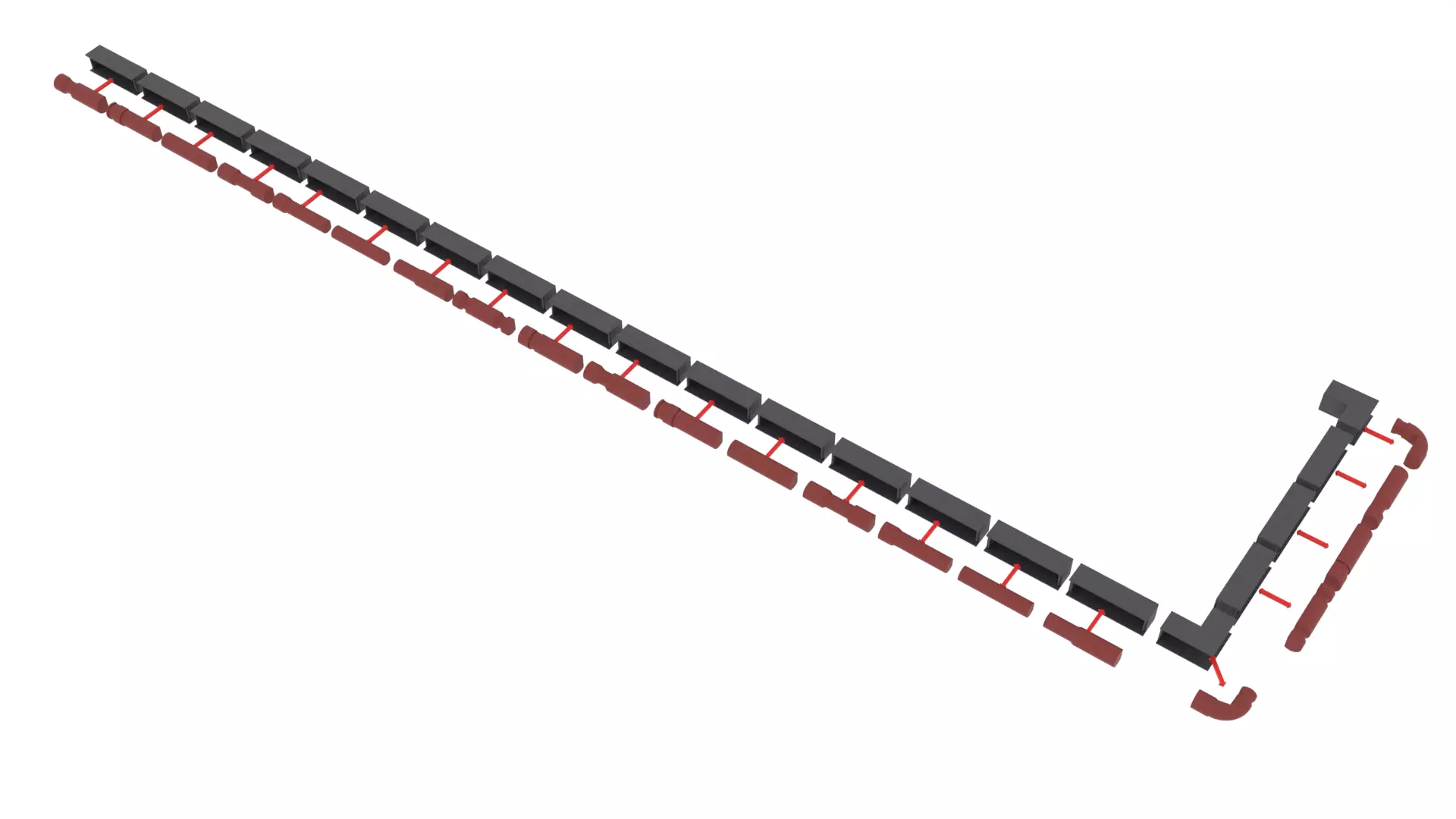 Set 2 - Death Star Shaft 1-12 Scale 3D Model Collection_33