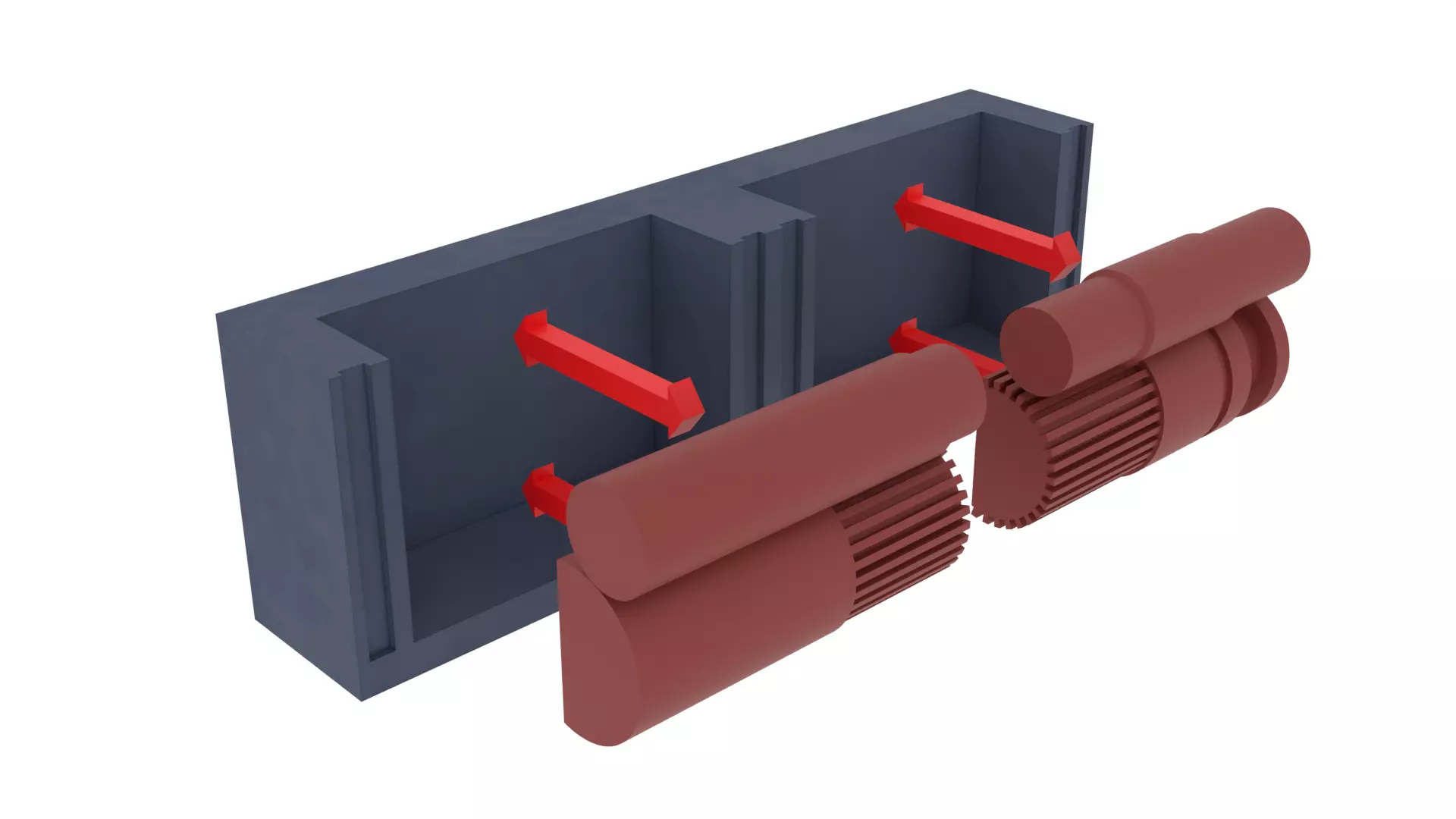 Set 2 - Death Star Shaft 1-12 Scale 3D Model Collection_30