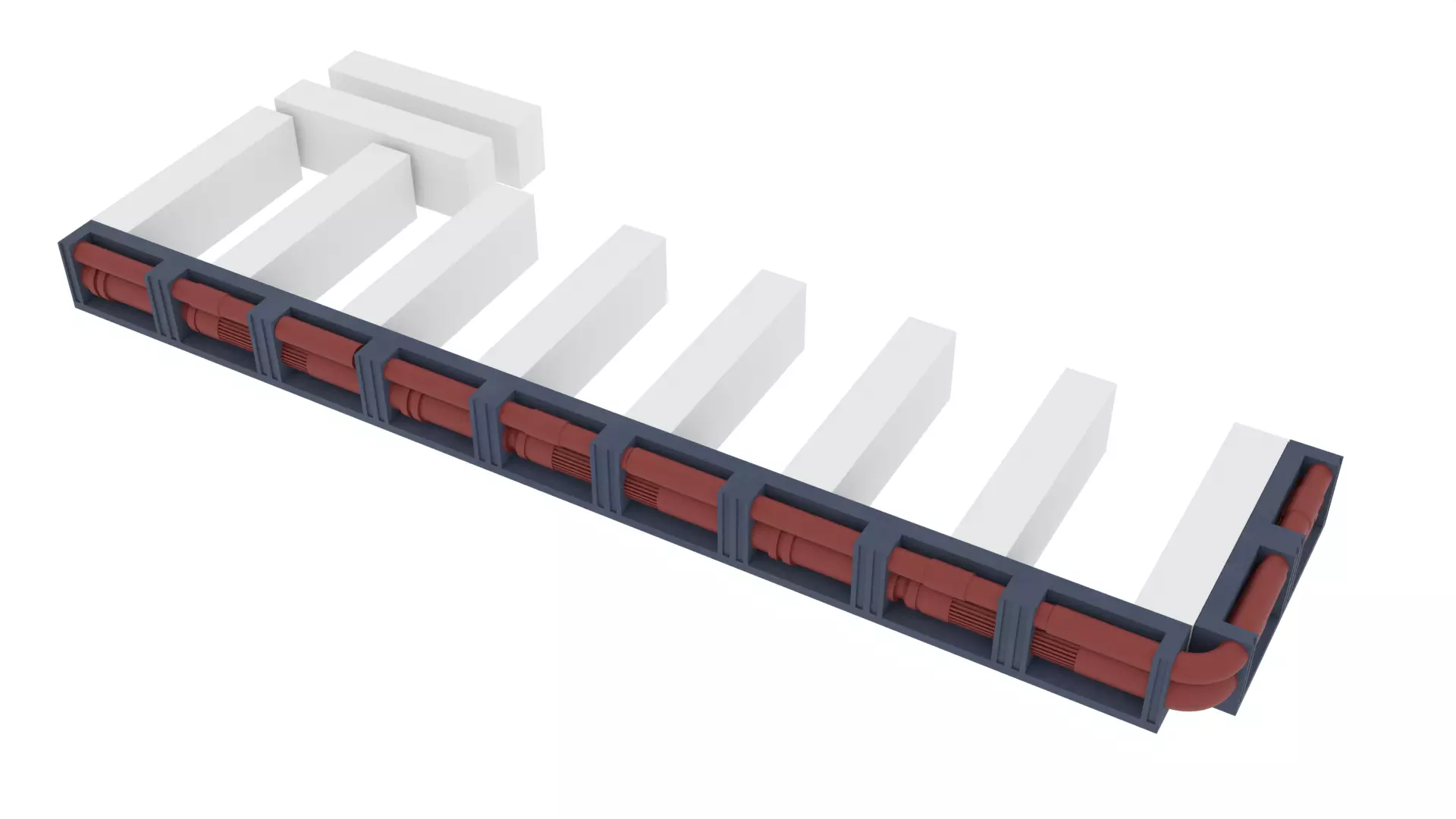 Set 2 - Death Star Shaft 1-12 Scale 3D Model Collection_34