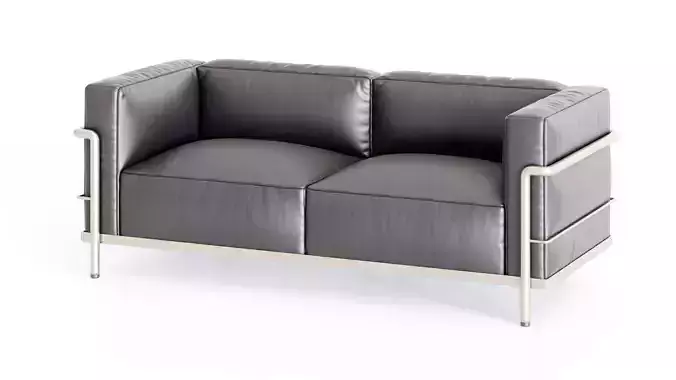 Leather 2 seater Sofa