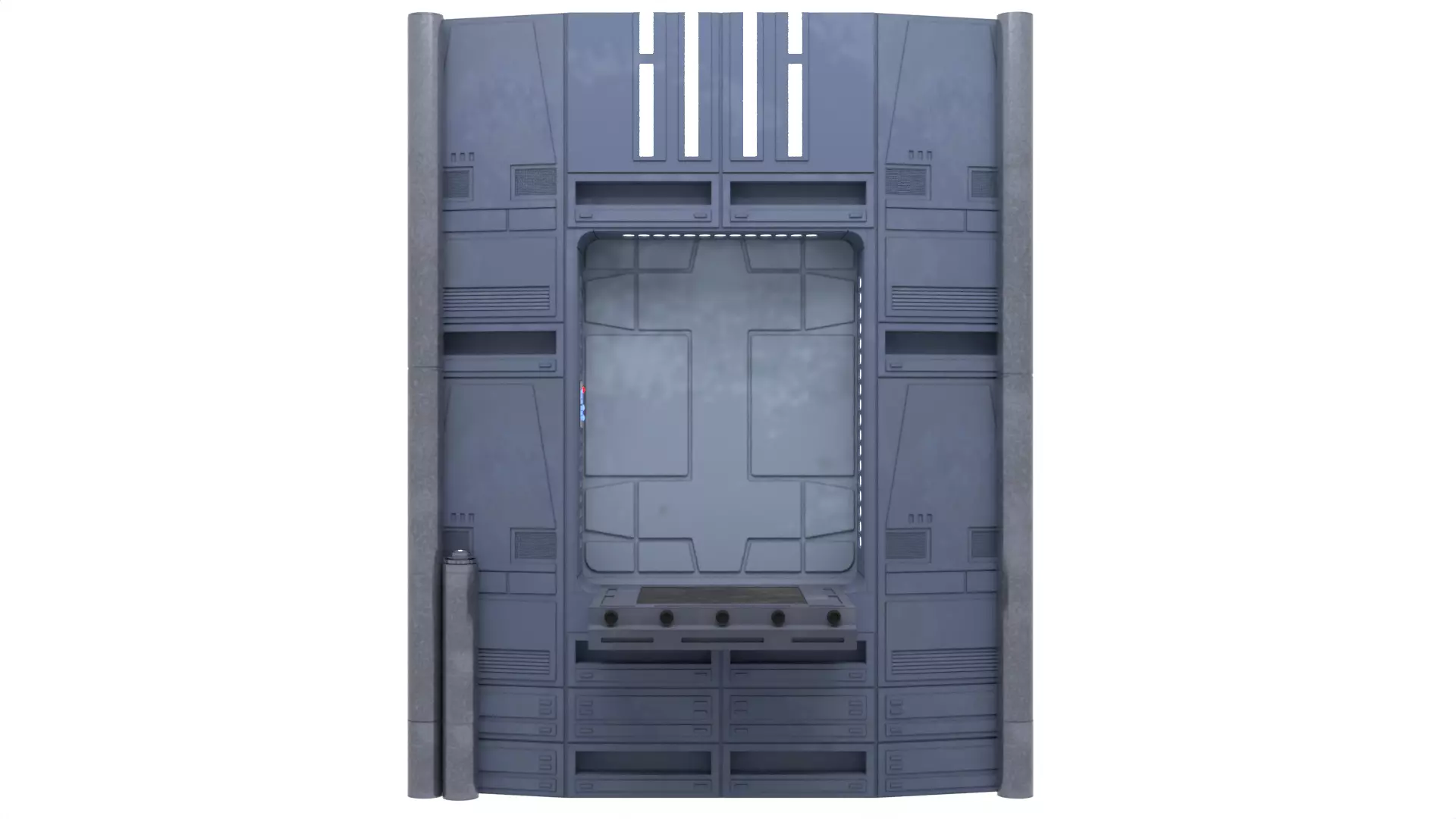 Set 2 - Death Star Shaft 1-18 Scale 3D Model Collection_19