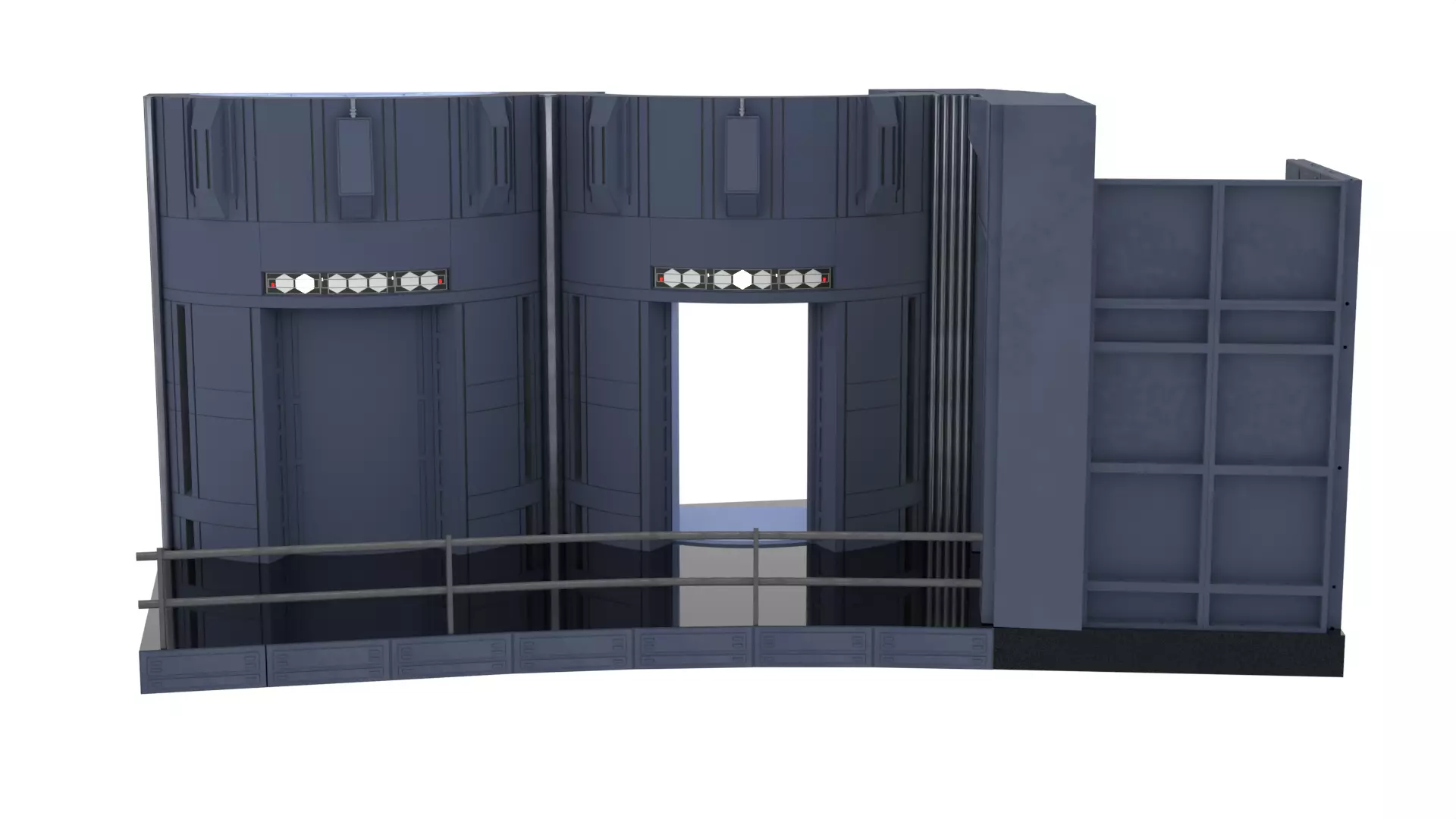 Set 2 - Death Star Shaft 1-18 Scale 3D Model Collection_21