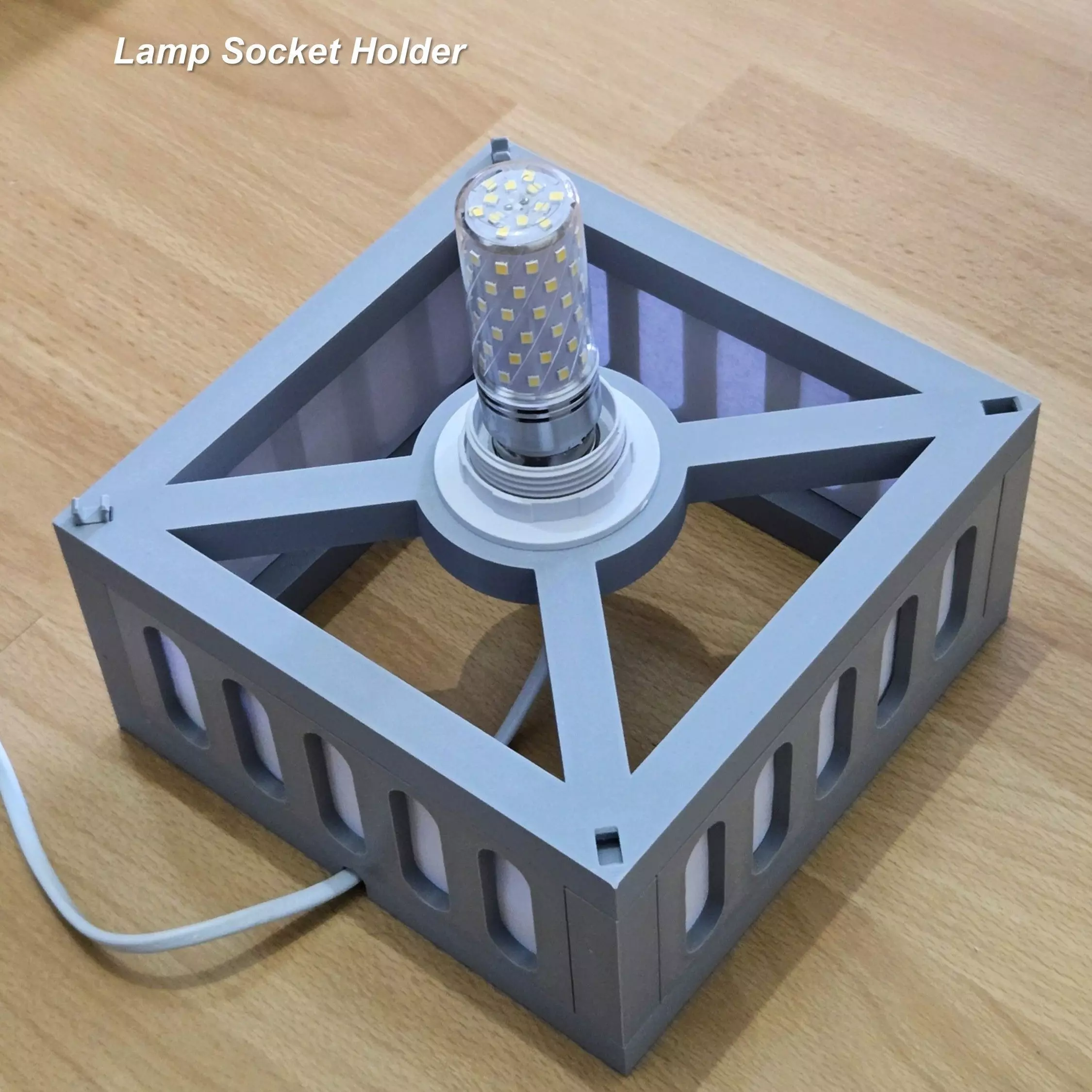 Japan-Style Imperial Lamp 3D print model_9