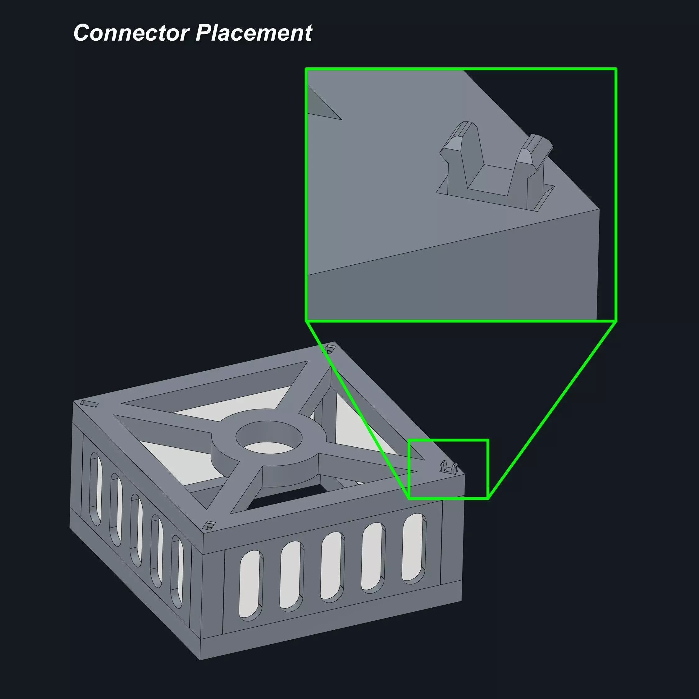 Japan-Style Imperial Lamp 3D print model_10
