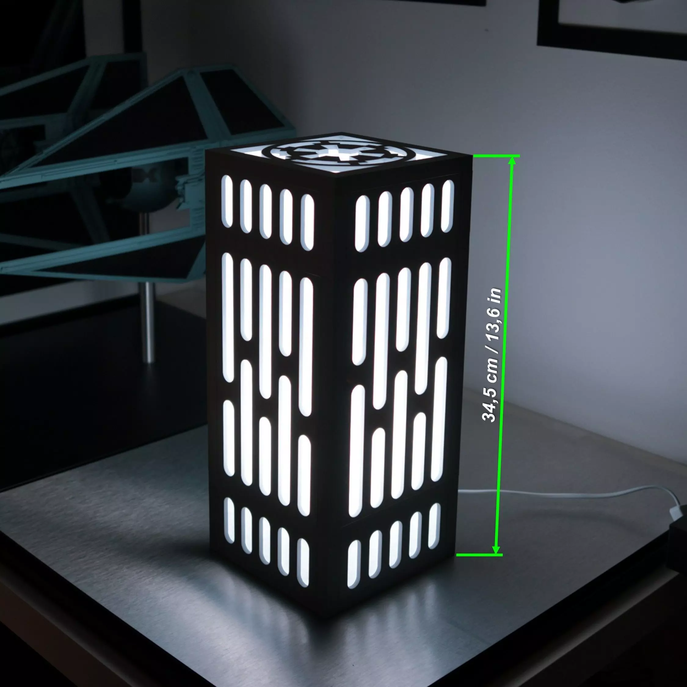 Japan-Style Imperial Lamp 3D print model_7