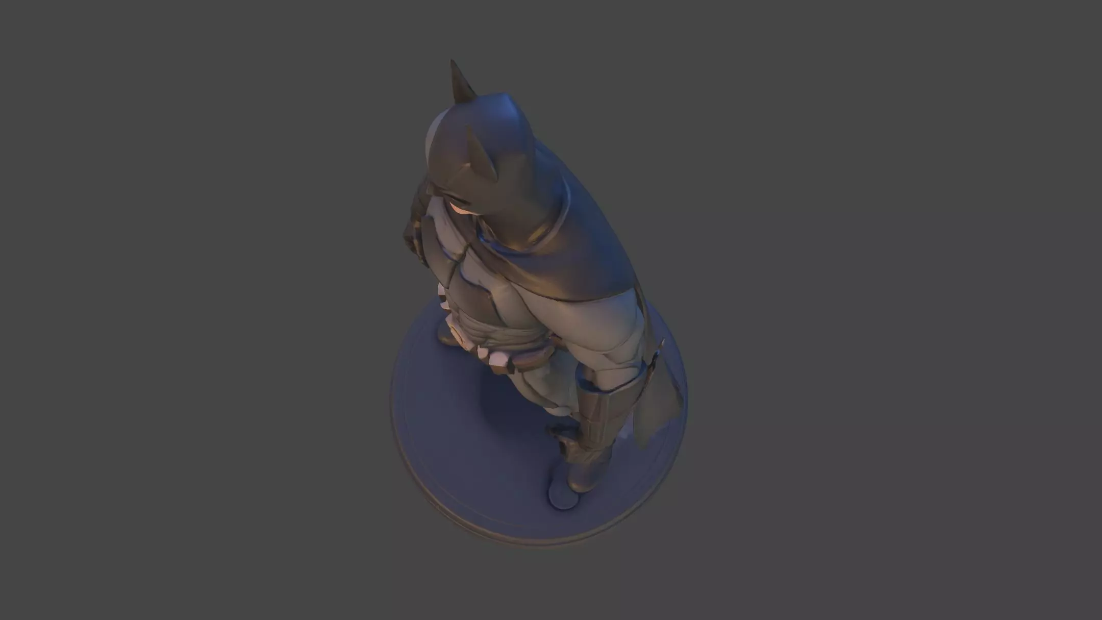 Gotham Sentinel  HighPoly 3D Print Figurine 3D print model_11