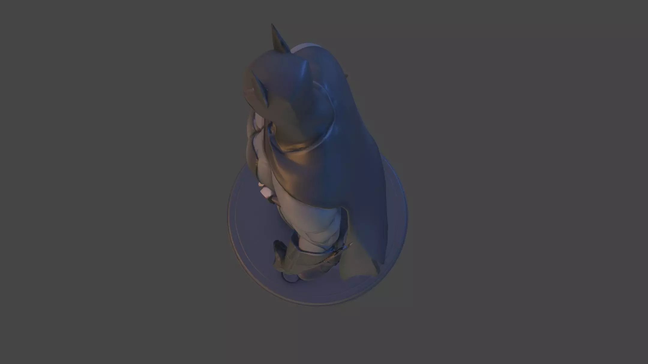 Gotham Sentinel  HighPoly 3D Print Figurine 3D print model_12