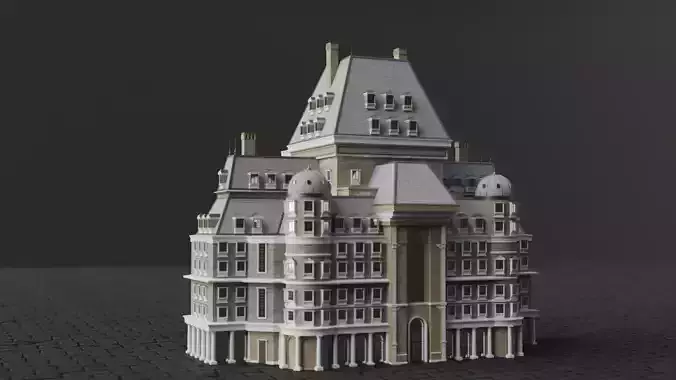 Classical European Building - House 5