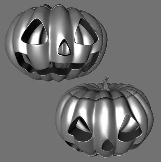 Halloween pumpkin 3D Model 3D model_5