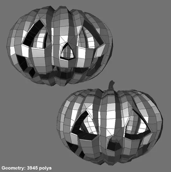 Halloween pumpkin 3D Model 3D model_3