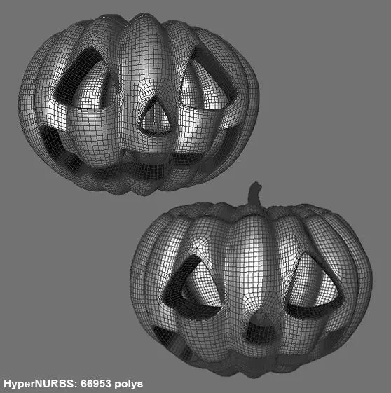 Halloween pumpkin 3D Model 3D model_4