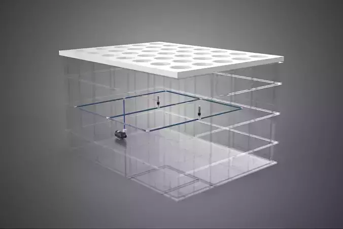 IRRIGATION HOSE SPRAYING LAYOUT AEROPONIC PLANT HOLE CULTIVATION