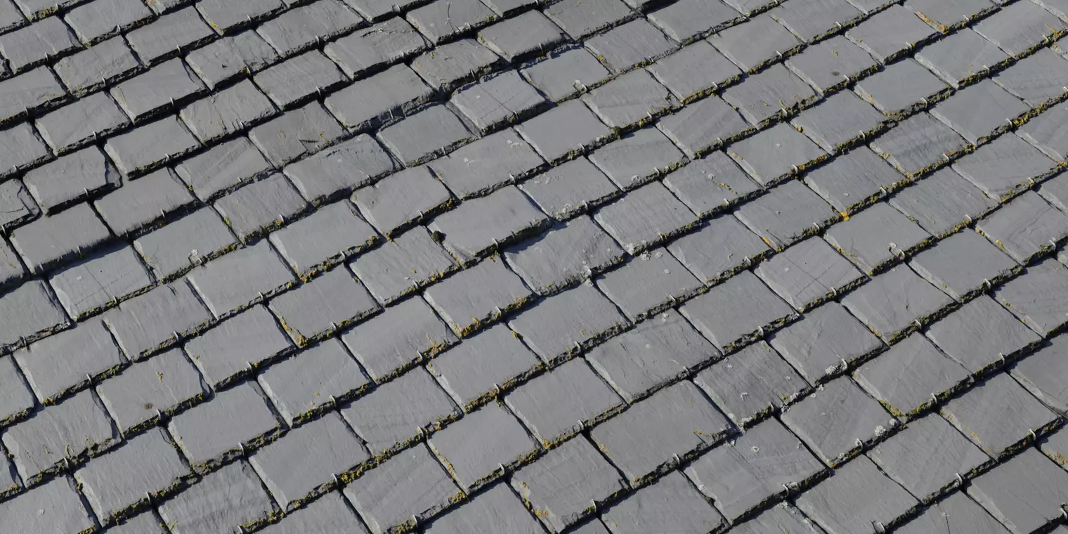 Weathered Slate Tile Roof  Texture_1