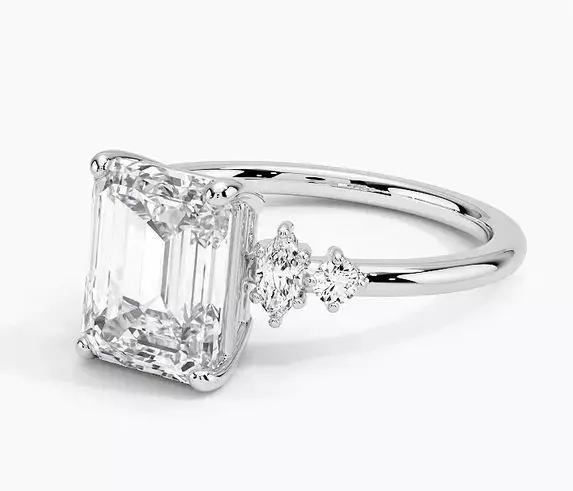 Miroir diamond ring 02 3D print model_1