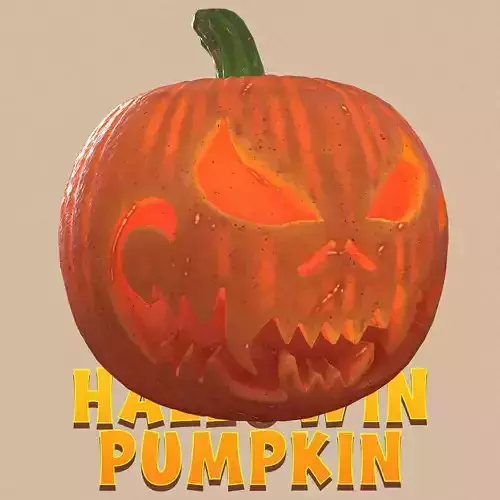 Halloween Pumpkin 3D Pack - Game Ready - Unreal - Unity