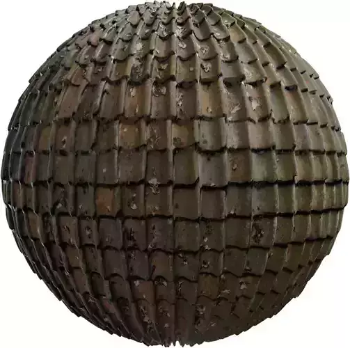 Leaf Littered Clay Pan Roof 