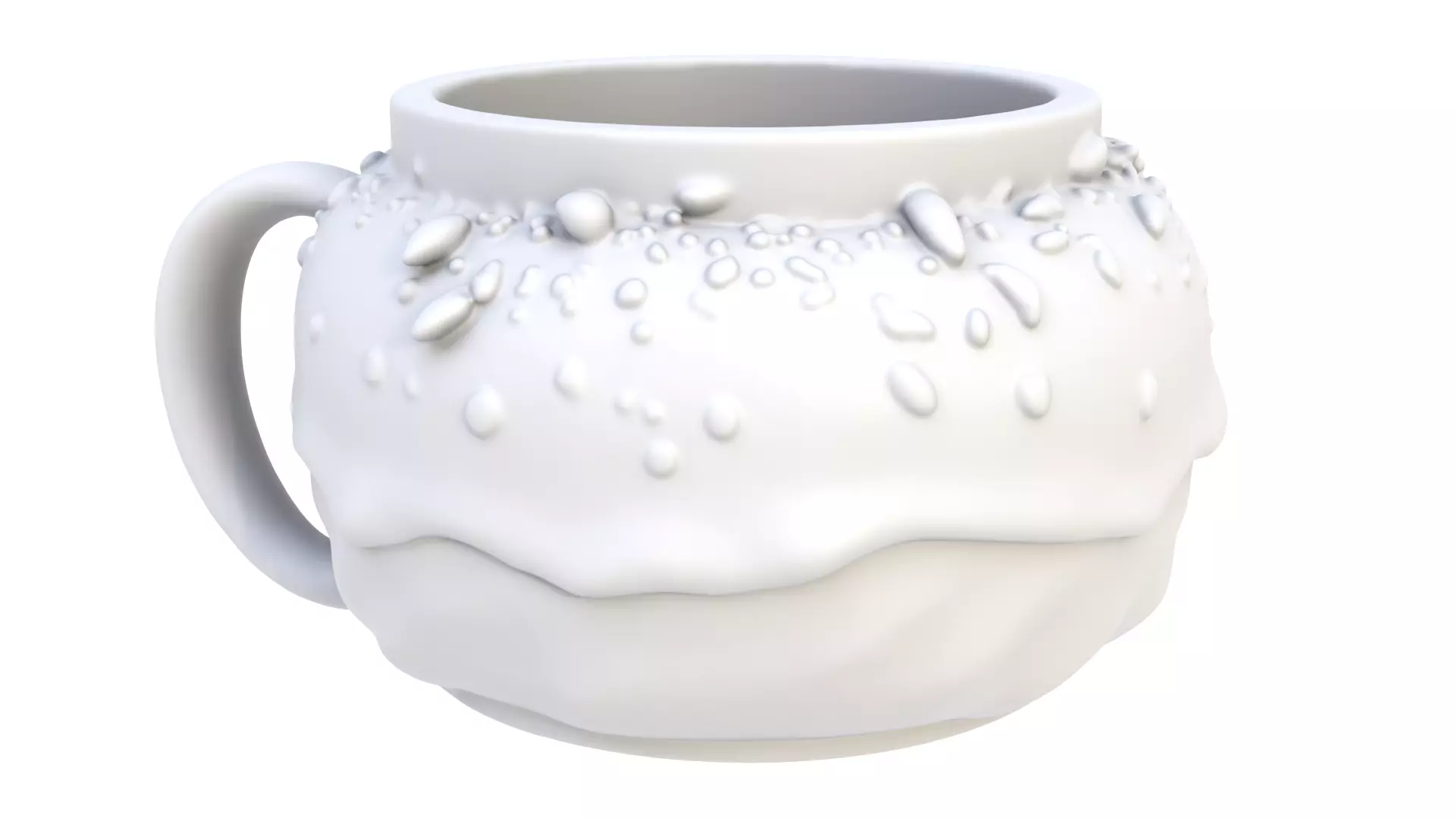 Donut mug 3D model
