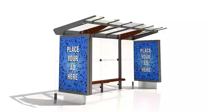 MMCite Regio 310c Bus Shelter 3D model