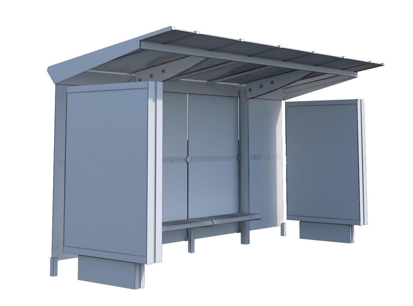 MMCite Regio 310c Bus Shelter 3D model_4