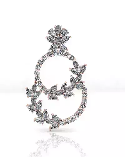 pear and marquise jewelry pendant