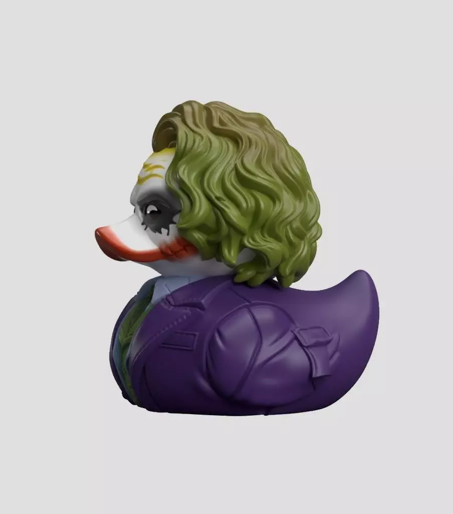 Pato Coringa Joker Duck Model Low-poly 3D model_0