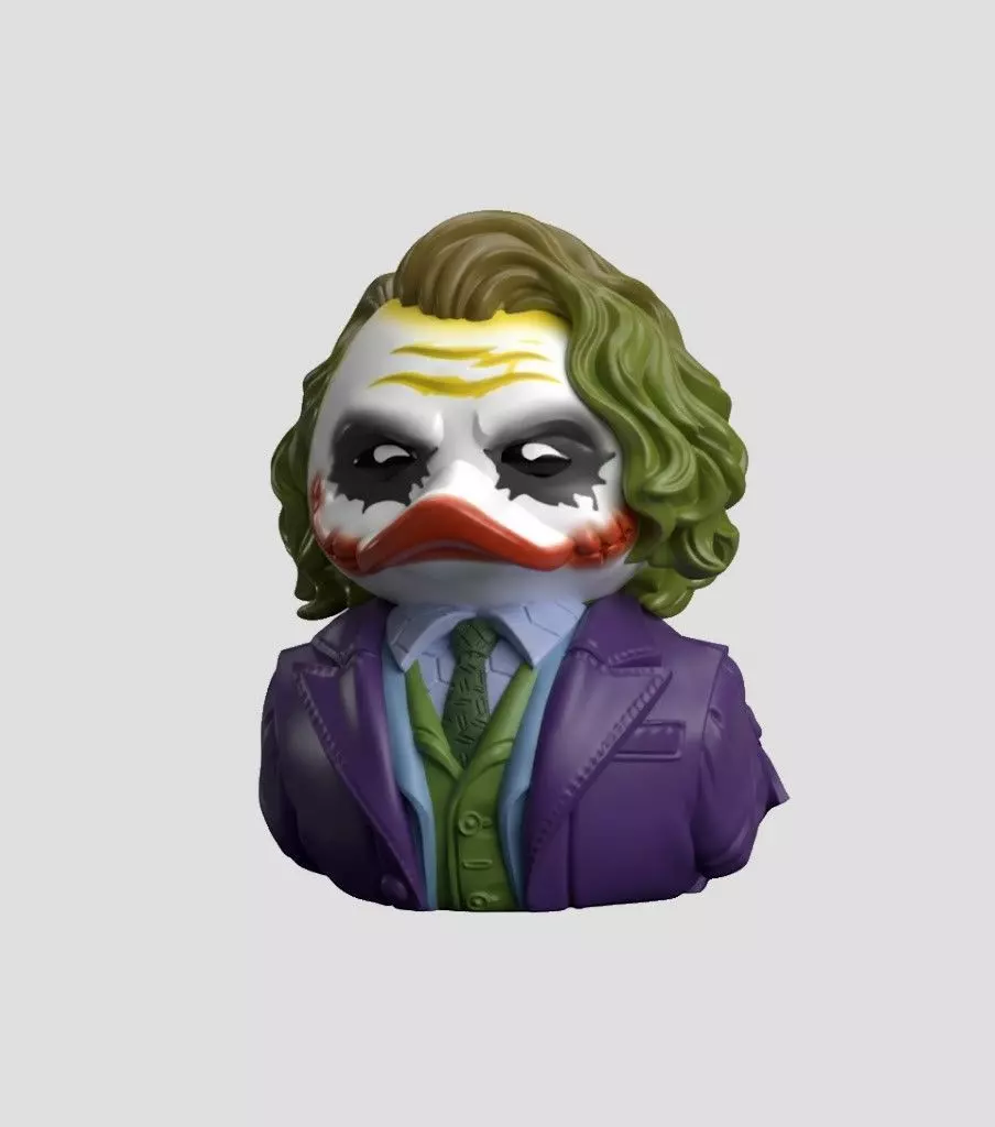Pato Coringa Joker Duck Model Low-poly 3D model_1