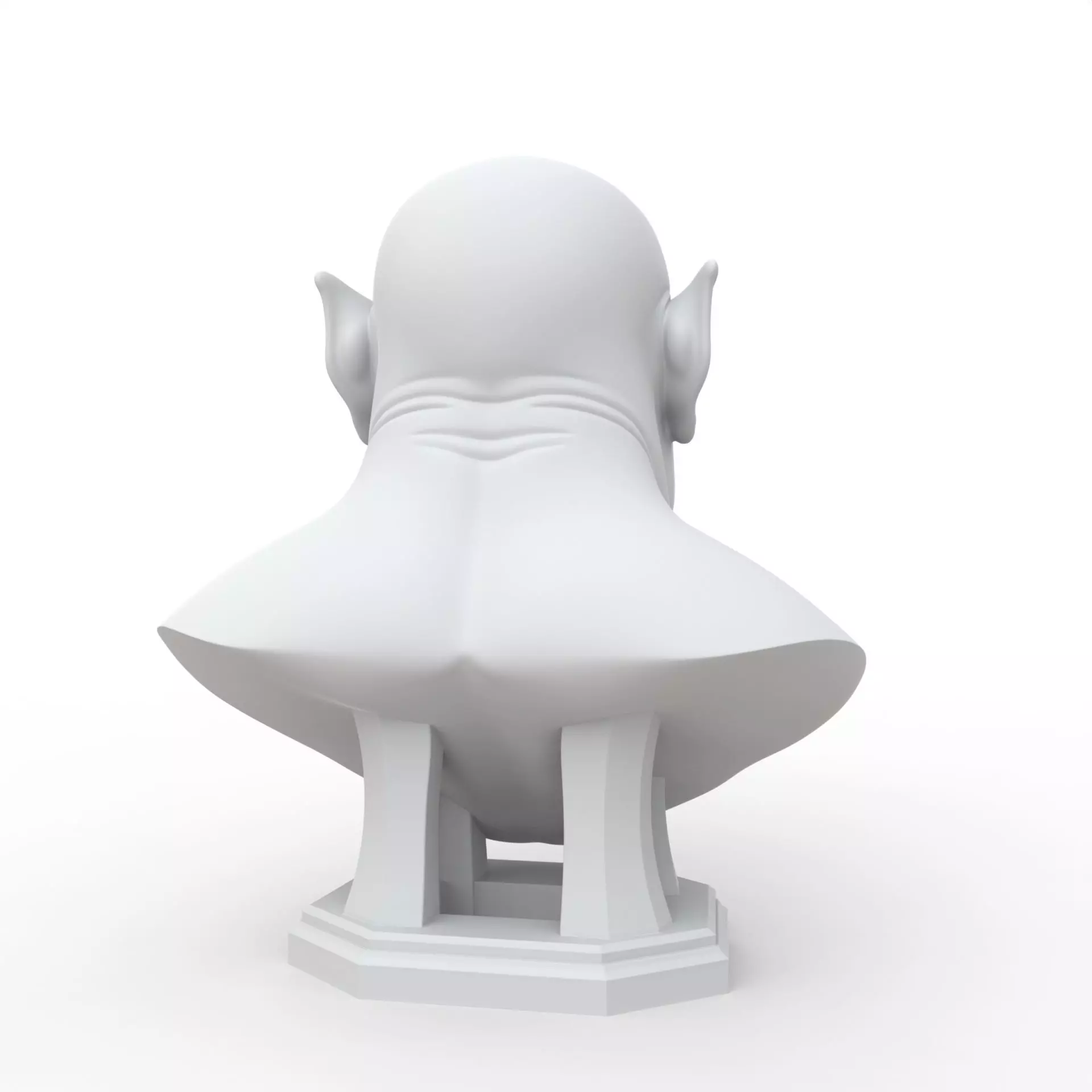 Orc Bust 3D M 3D print model_4