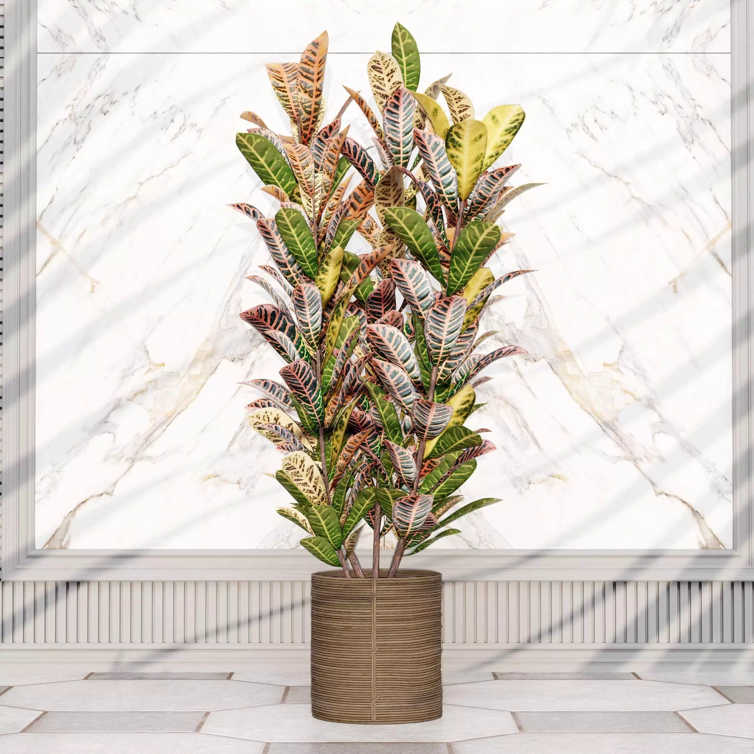 indoor plant collection 01 3D model_3