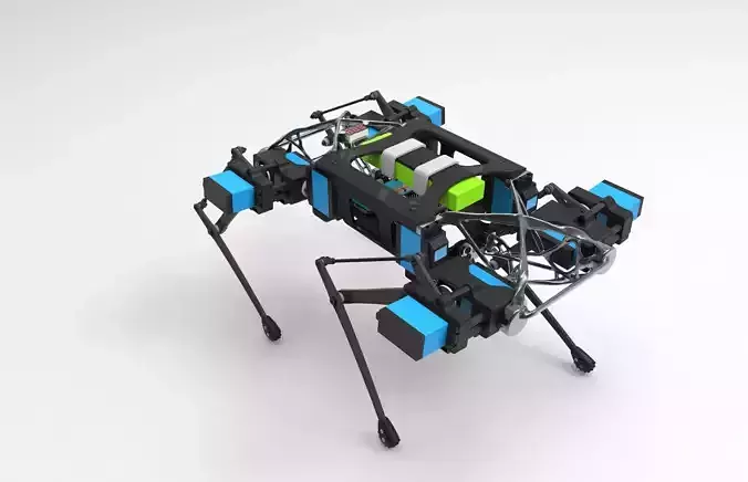 Quadruped bionic robot dog