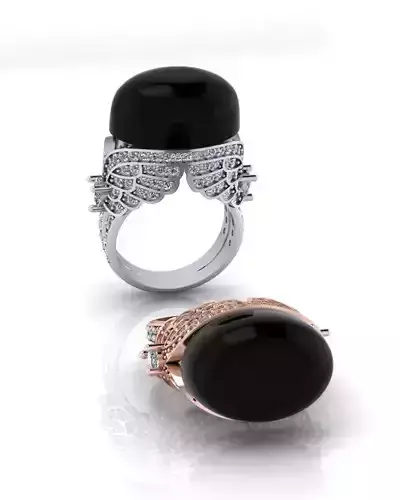 oval high jewelry ring