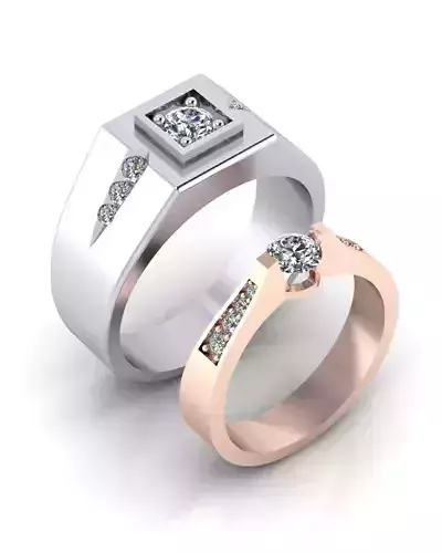 engagement jewelry ring set