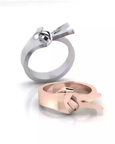 victory hand gold ring