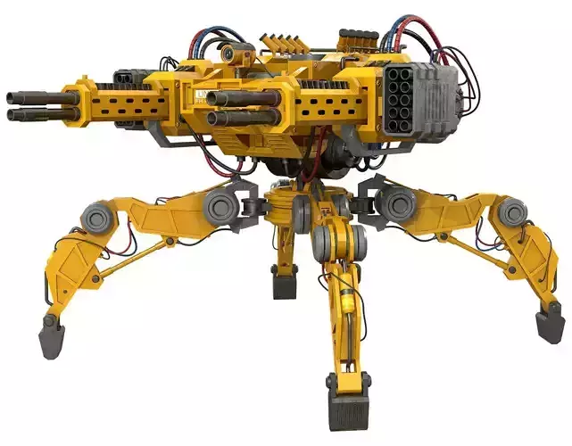 Walking Turret Concept-1-Yellow