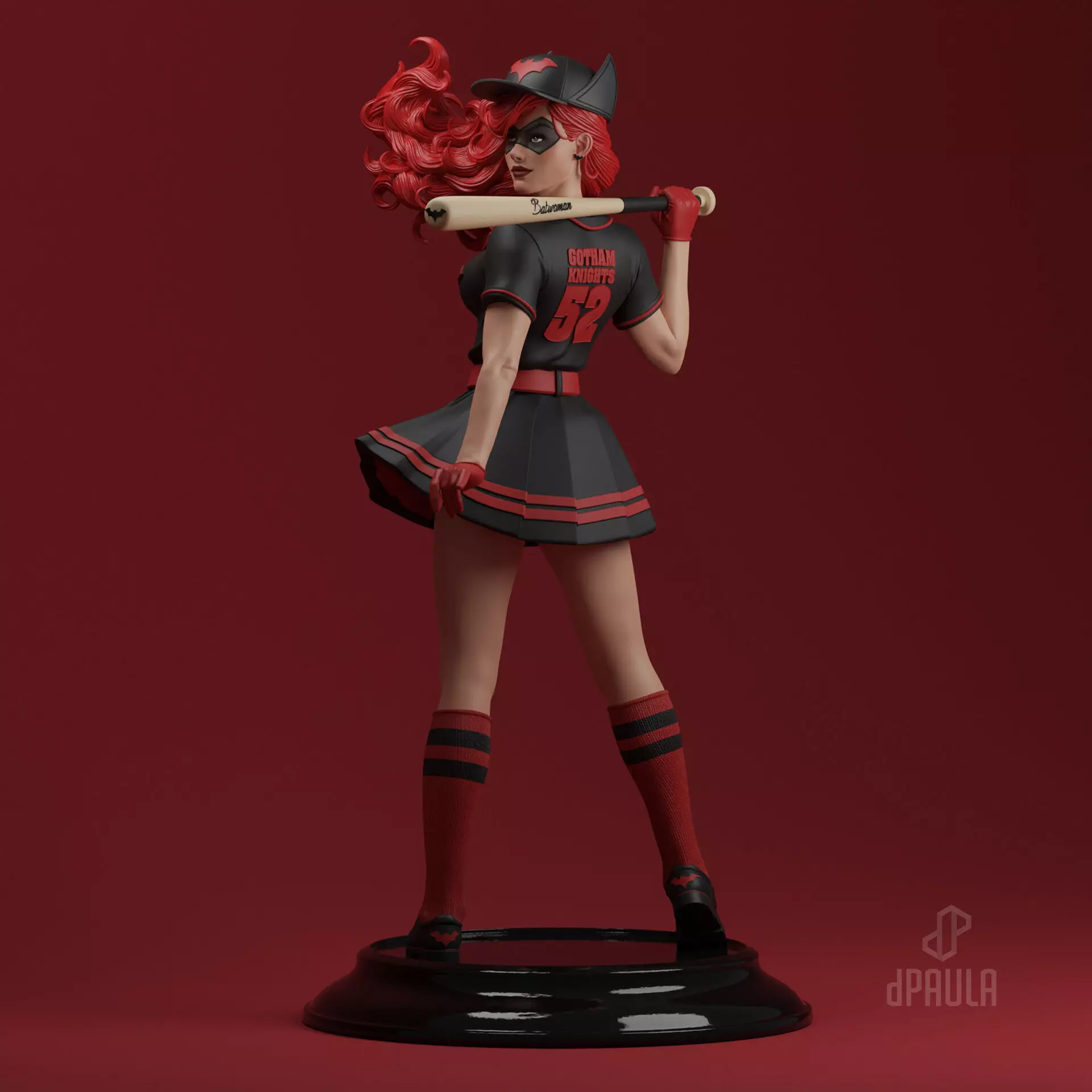 Batwoman Bombshell 3D print model_1